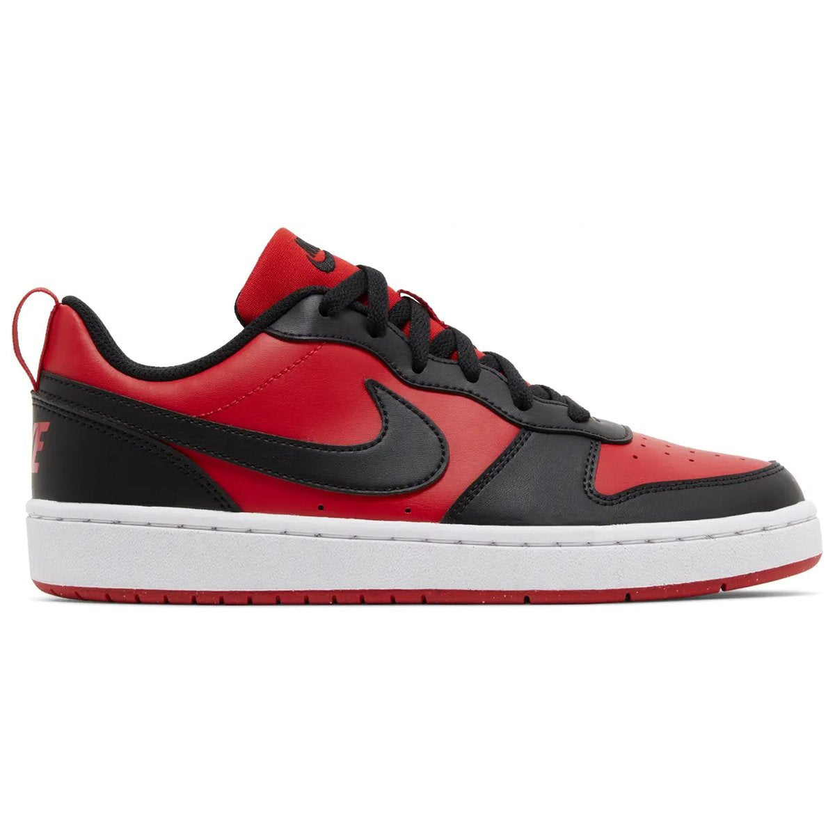 Nike Court Borough Low Recraft University Rot Schwarz (GS)
