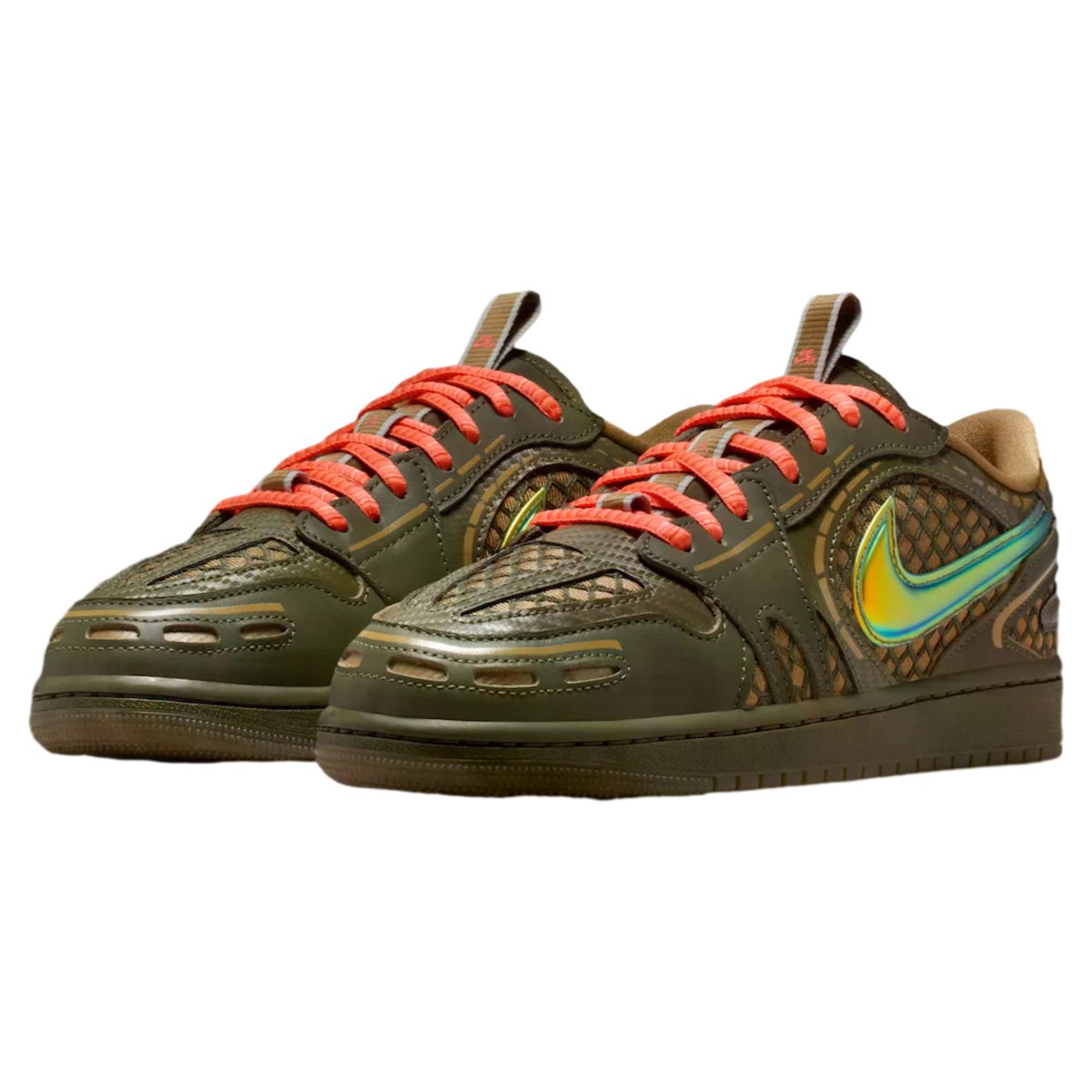 Jordan 1 Low Method of Make V3 Braun Kelp Cargo Khaki (W)