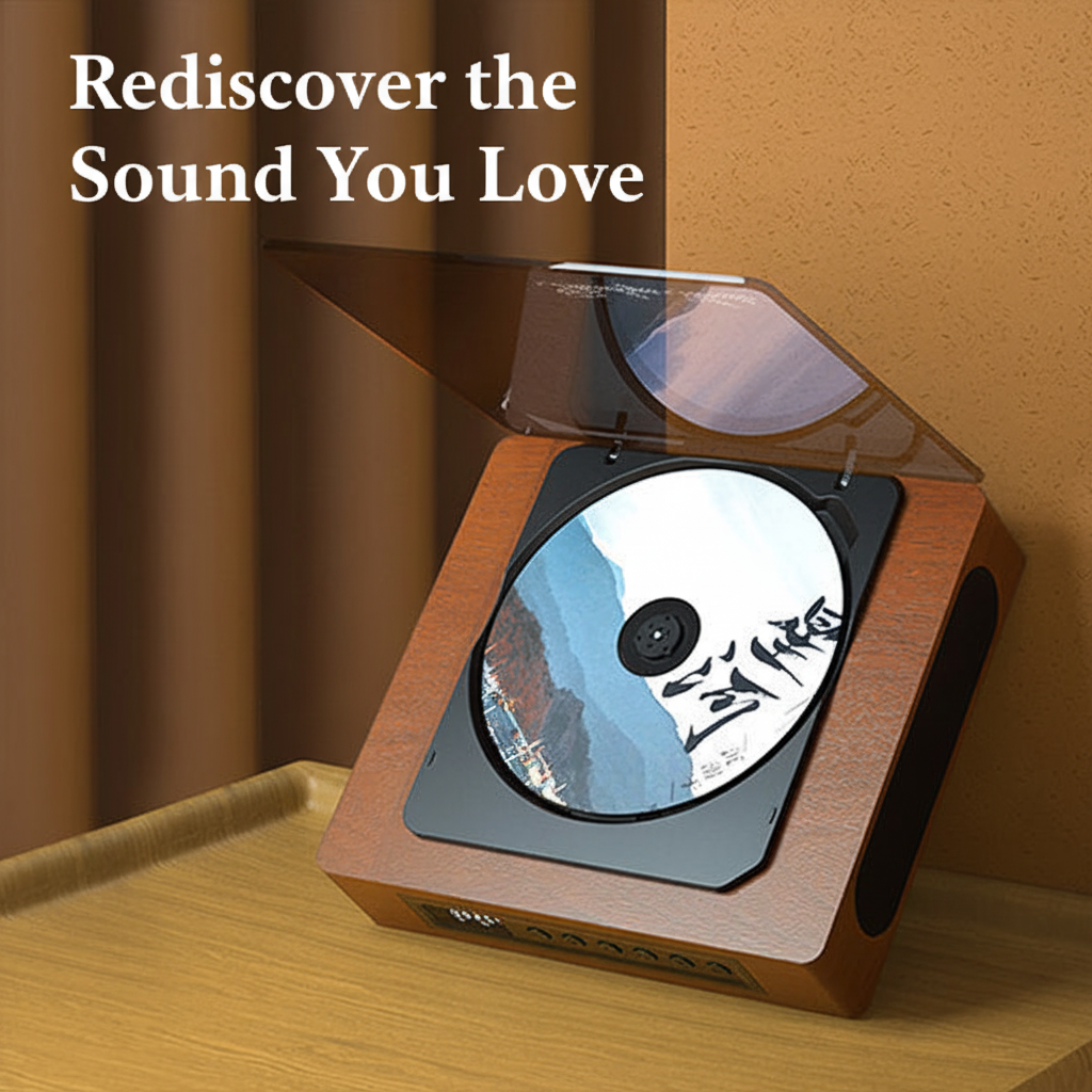 Desktop CD-Player | Retro Heim-Audiosystem