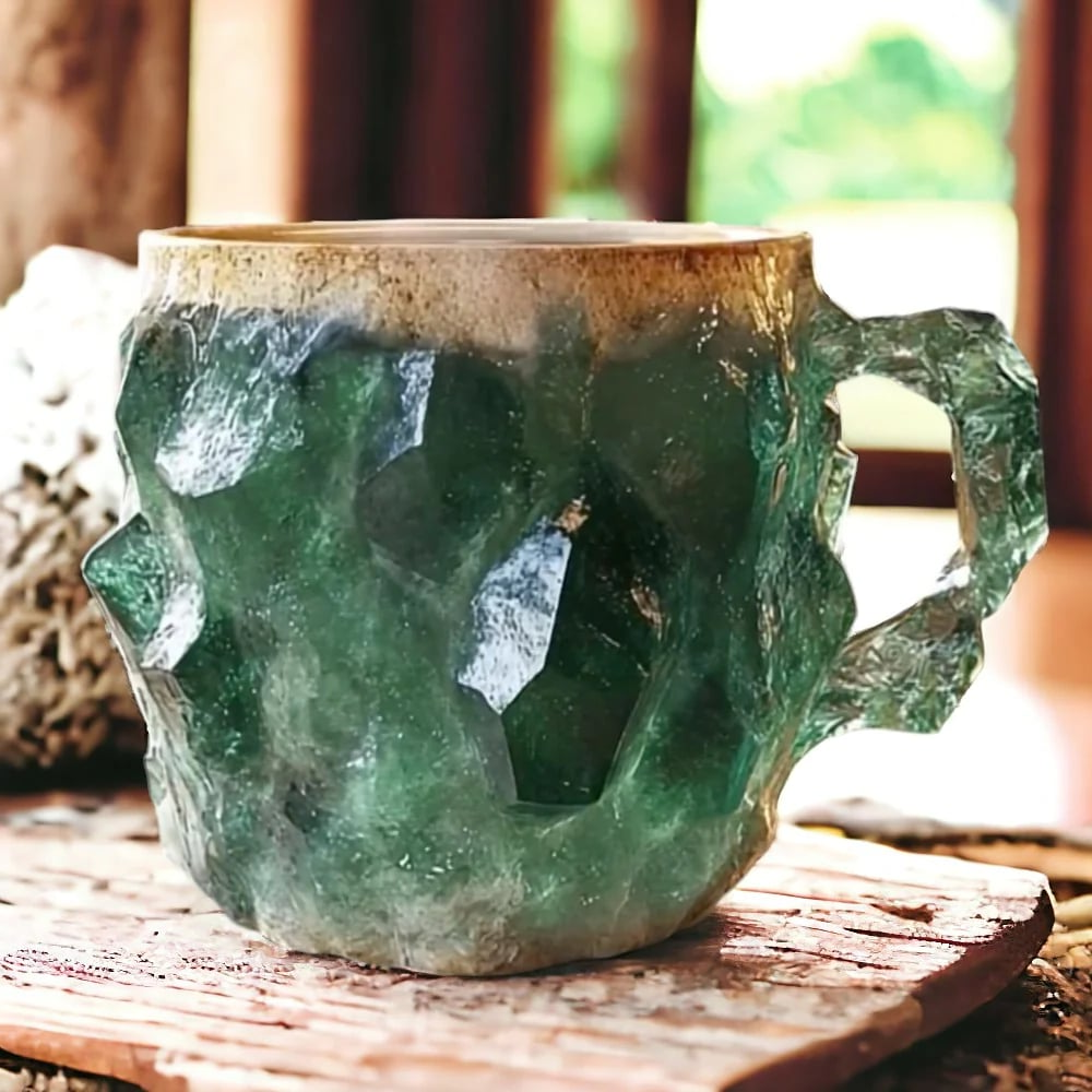 Frosetpro | Mineral Krystal Kaffekrus – Elegante, Holdbare Keramikkopper til Premium Kaffeoplevelse