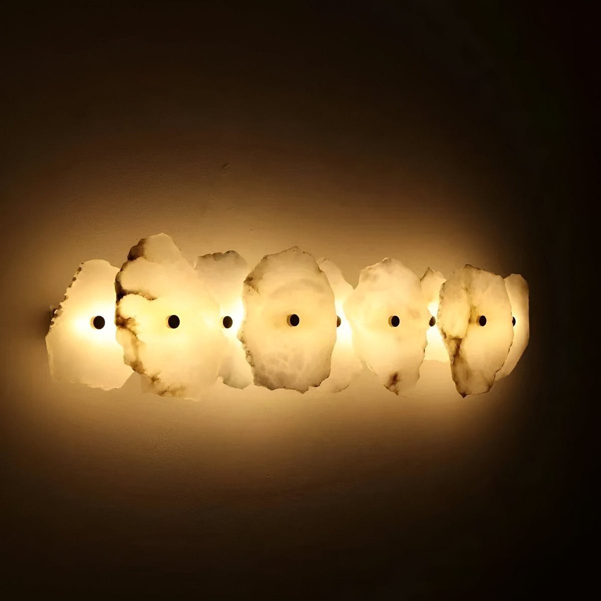 Applique da parete in marmo irregolare moderna LED 1 luce