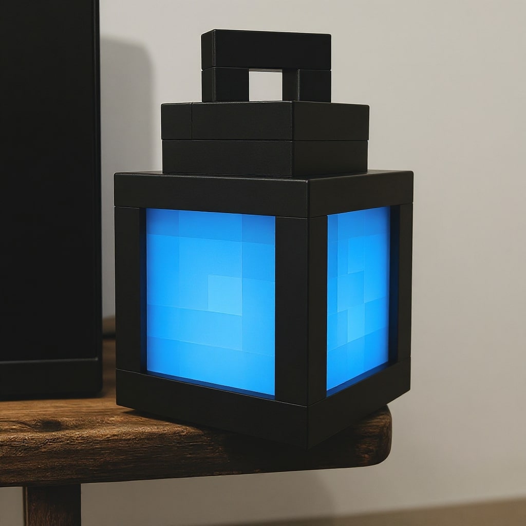 Wall Hanging Minecraft Lamp | Ambient Indoor Lighting