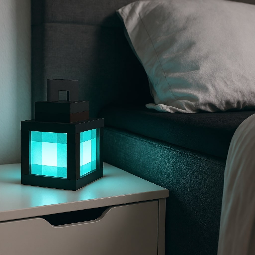 Wall Hanging Minecraft Lamp | Ambient Indoor Lighting