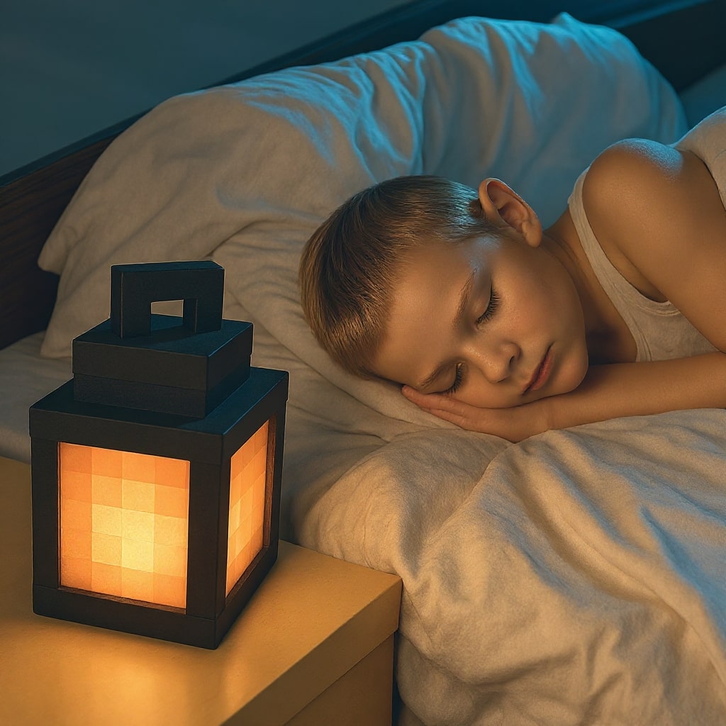 Wall Hanging Minecraft Lamp | Ambient Indoor Lighting