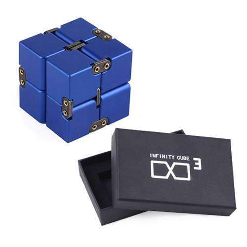 Premium metal uendelighedskube fidget legetøj