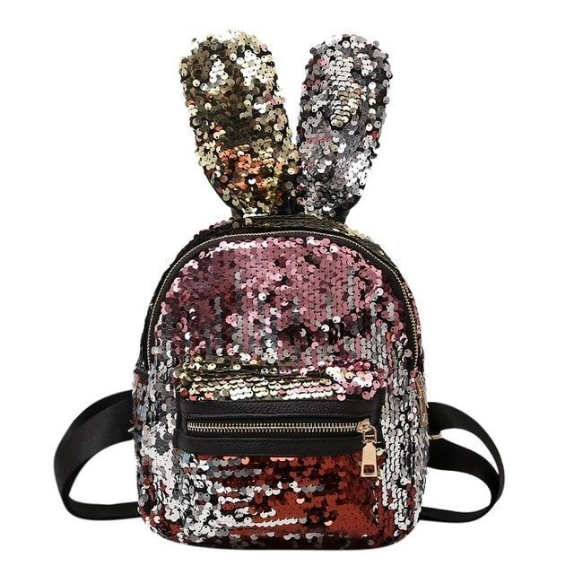 Borsa a Spalla con Orecchie di Coniglio Lucide e Carine