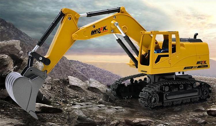 Excavadora de Control Remoto | Excavadora de Construcción Eléctrica RC