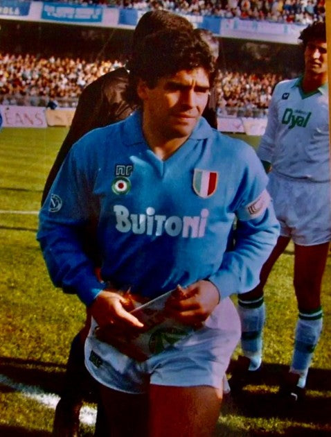 Napoli Historisch Thuisshirt 1987-1988 + Maradona 10