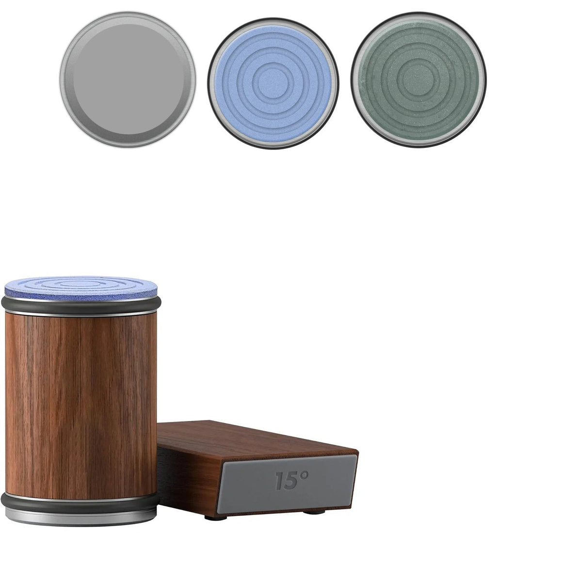 Affilacoltelli 2 in 1 con doppio angolo e supporto magnetico per coltelli