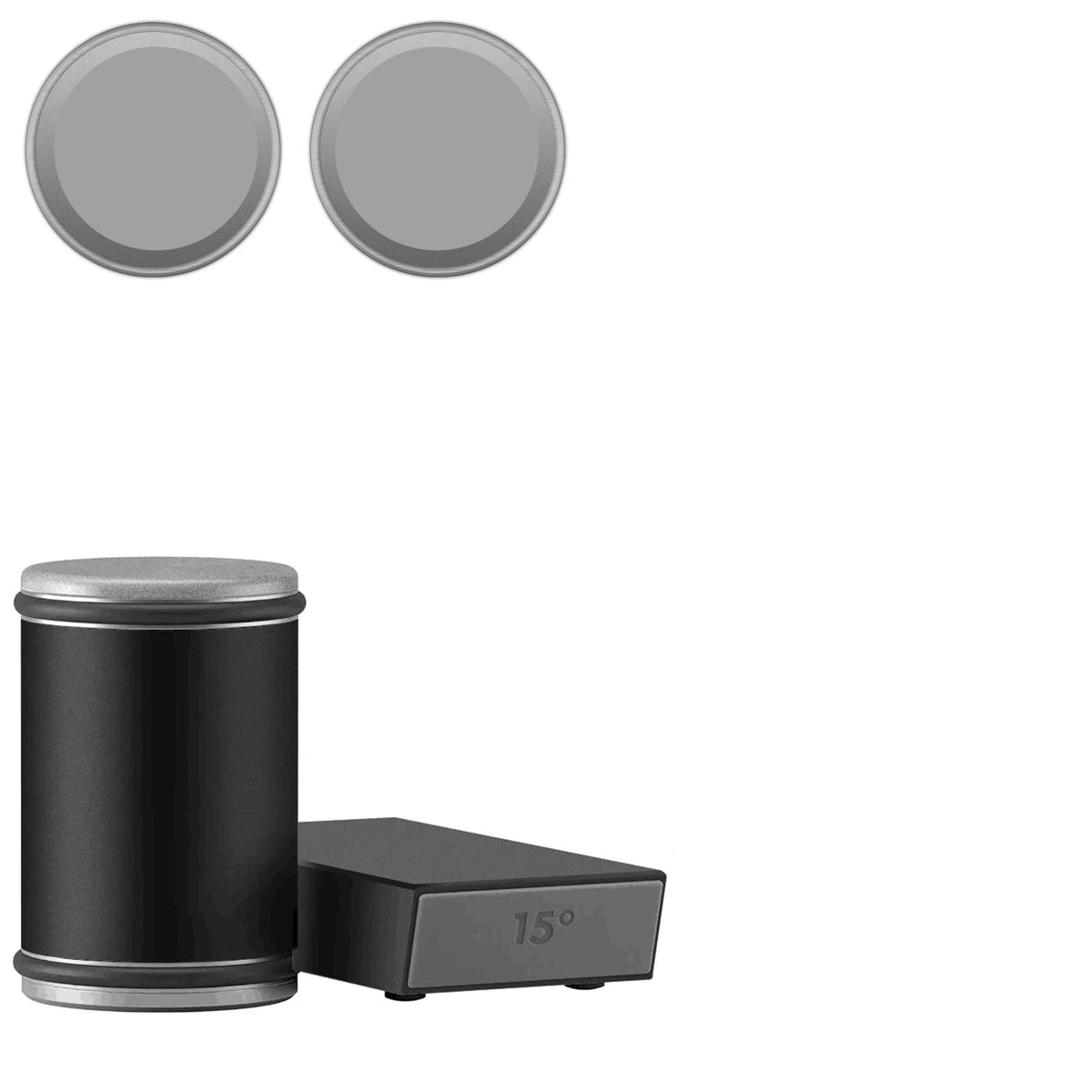 Affilacoltelli 2 in 1 con doppio angolo e supporto magnetico per coltelli