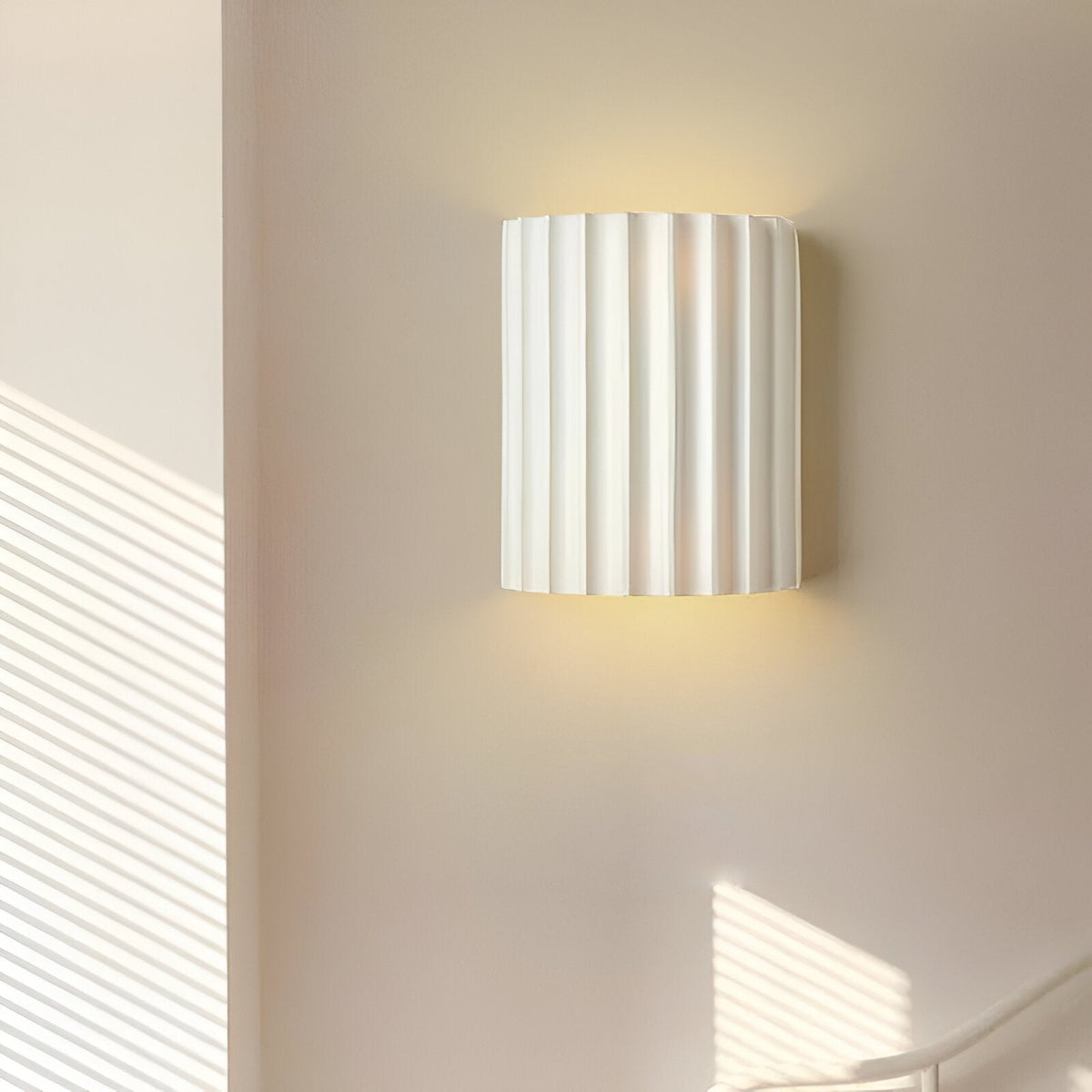 Applique da parete in resina nordica a strisce LED 1 luce