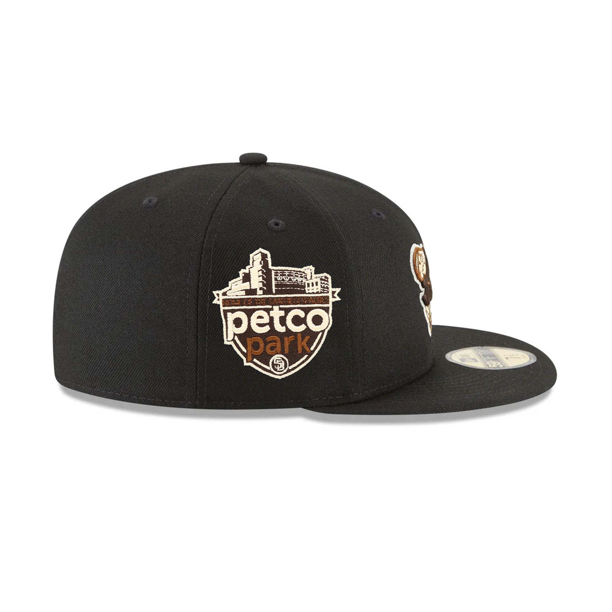 Gorra ajustada San Diego Padres "Stout" parche Petco Park New Era 59FIFTY
