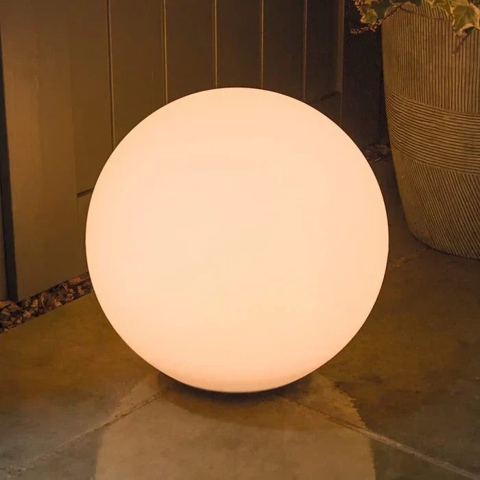 Moderner PE Kugel Außen Gartenleuchte LED wiederaufladbar