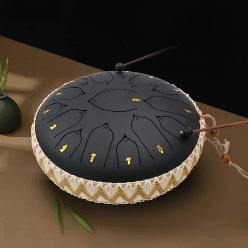 Tamburo Antistress per Bambini e Adulti – Strumento Musicale Rilassante per Relax e Consapevolezza