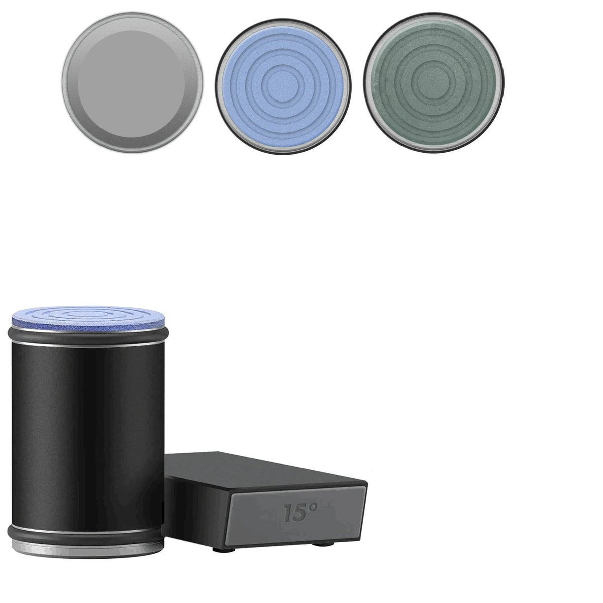 Affilacoltelli 2 in 1 con doppio angolo e supporto magnetico per coltelli
