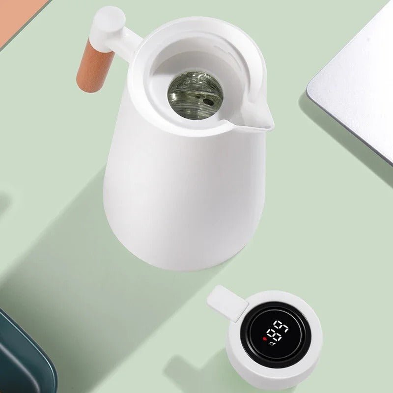 Jarra de vacío aislada con pantalla digital de temperatura – Jarra para bebidas calientes y frías