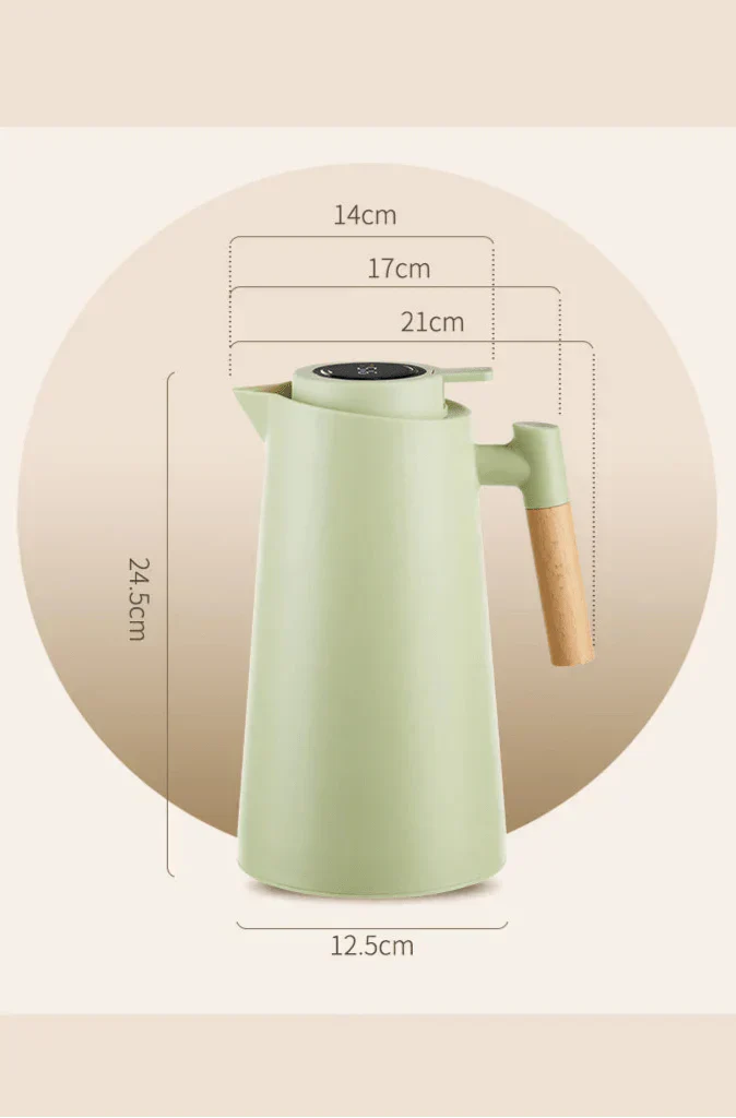 Jarra de vacío aislada con pantalla digital de temperatura – Jarra para bebidas calientes y frías