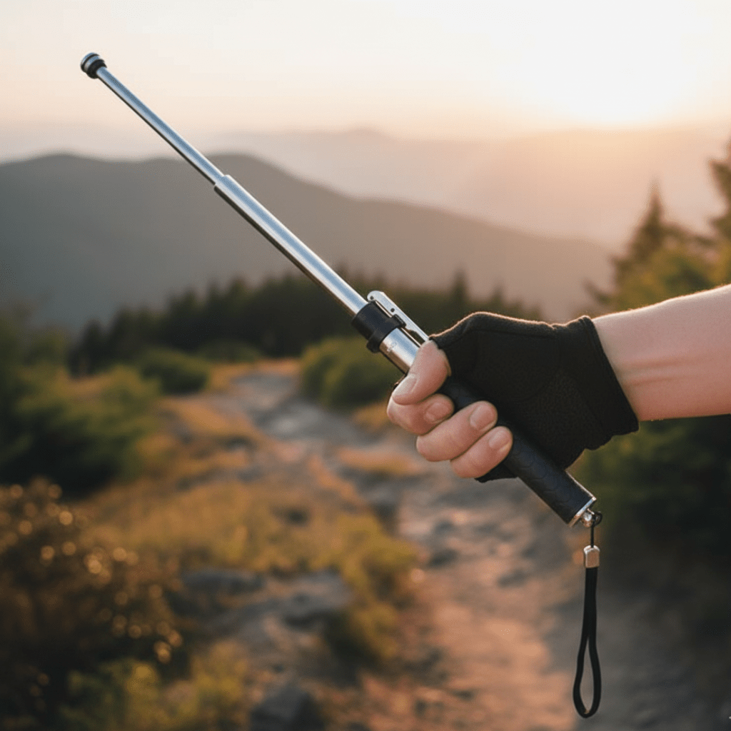 Trek Automatic Walking Stick Self Defense Function