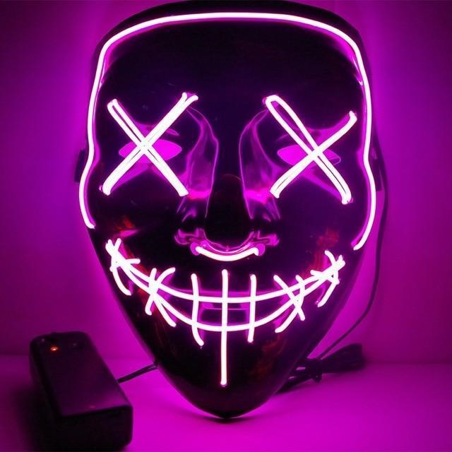 LED Leuchtende Purge Wahljahr Maske für Halloween