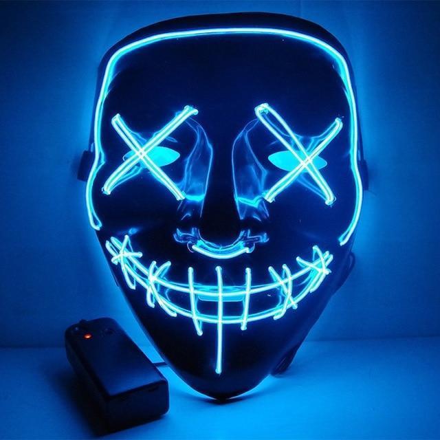 LED Leuchtende Purge Wahljahr Maske für Halloween