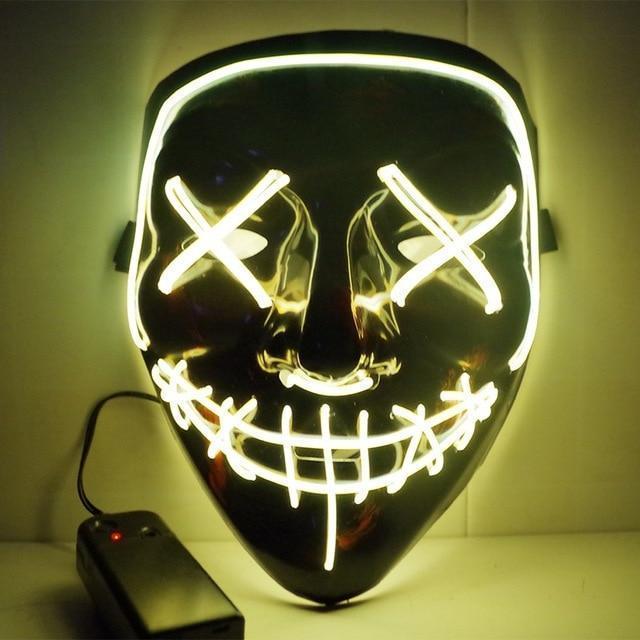 LED Leuchtende Purge Wahljahr Maske für Halloween