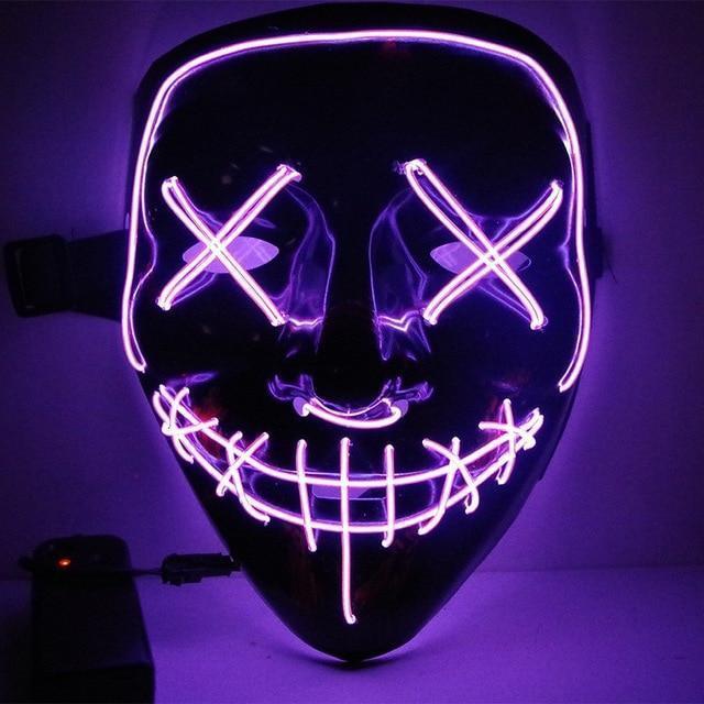 LED Leuchtende Purge Wahljahr Maske für Halloween