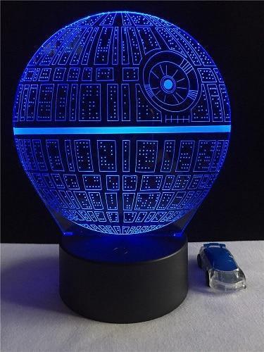 3D Lamp with 7 Colors