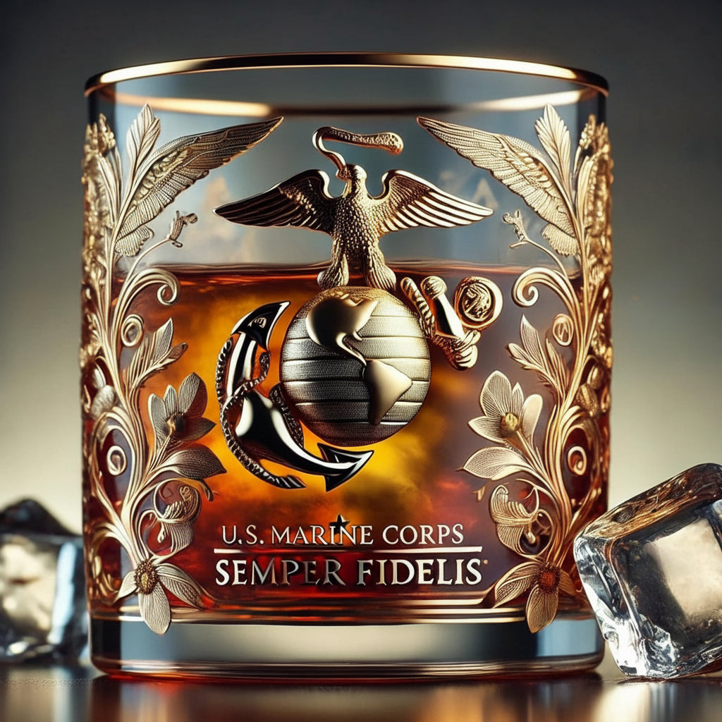 Veteran Tribute Patriotic Decorative Art Glass Heroes