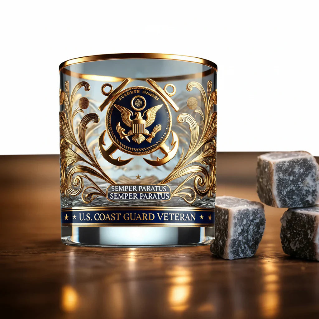 Veteran Tribute Patriotic Decorative Art Glass Heroes