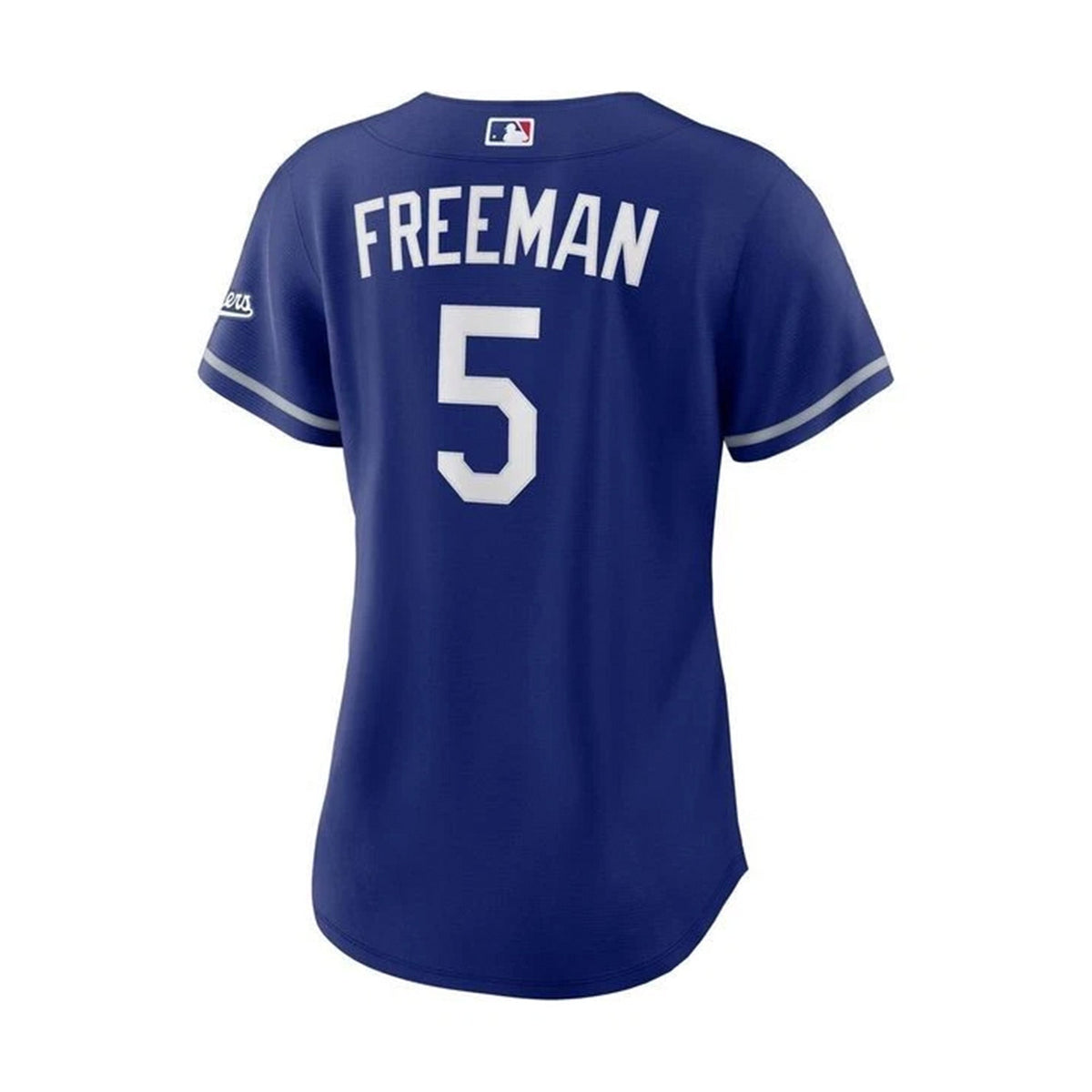 Camiseta de estadio para mujer Los Angeles Dodgers Freddie Freeman azul real Nike