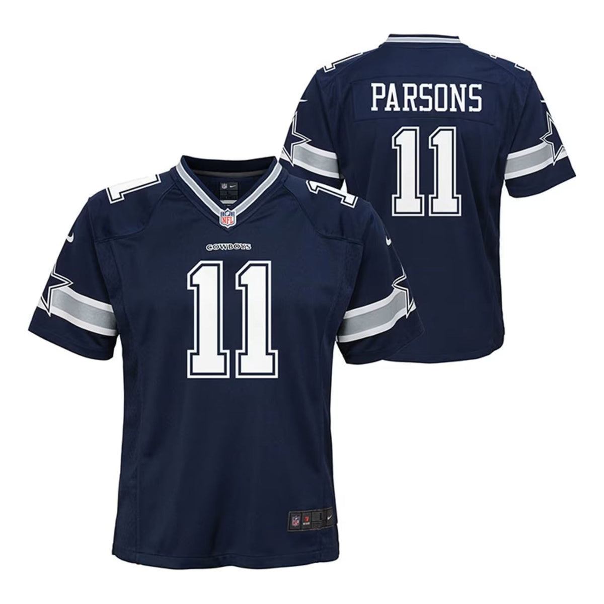 Camiseta de juego juvenil Micah Parsons Navy Dallas Cowboys Nike®